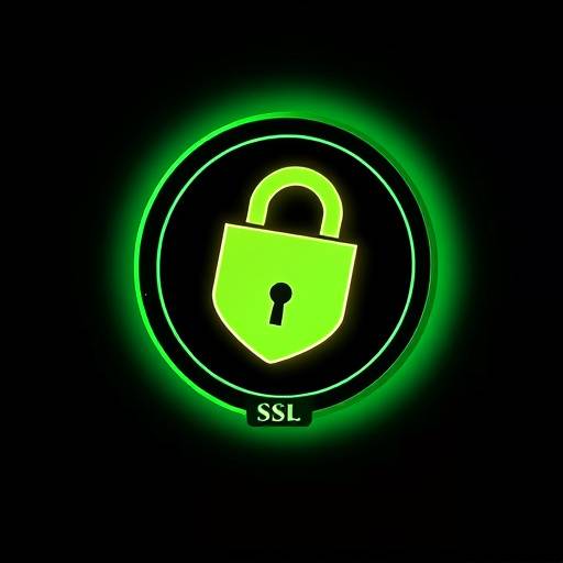 Selo de seguranäa SSL, indicando conexão segura.